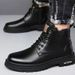 European Warm Series British Style Martin 2025 New Safety Single Cotton Casual Shoes Fashion Men's Work Boots_vogvips.com