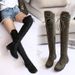 2020 Autumn Winter New Style Lace-Up Round Toe Patent Leather Long Women's Boots Large Size 41-43_vogvips.com