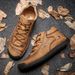 Spring And Autumn Martin Boots New Bean Casual Business Men's Large Sewn Leather Shoes With Velvet_vogvips.com