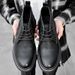European Warm Series Autumn Winter New Men's High-top Wear-resistant Non-slip Soft Sole Breathable Mature Solid Color Casual Versatile_vogvips.com
