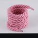 Shoe Accessories rope shoelaces thick round black warrior black beige shoelace rope a pair_vogvips.com