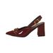 Cross-border Foreign Trade Elegant Pointed-toe Patent Leather Metal Buckle Chunky Heel High-heeled With Back_vogvips.com
