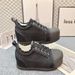 2025 New Spring Summer Canvas For Women Flat Mid-Top Height Increasing 8Cm White Versatile Casual Fashion Women's Shoes_vogvips.com