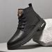 European Warm Series High-top Safety Leather Breathable Casual Versatile British Style Men's Martin Boots Thick-soled Work Shoes_vogvips.com
