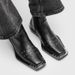 Trendy Square-toed Boots, High-heeled For Men, High-top Iron-toe Zippered Casual Martin Boots 54917-J_vogvips.com