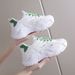 Dad Sneakers Mixed Batch 2022 Spring New Platform Rubber Soft Sole Solid Color Basic Sports Shoes For Women_vogvips.com