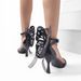 High Hollow Out Women's Shoes Three-Dimensional Large Butterfly Stiletto Heels One-Strap Sandals Ankle Strap Sexy_vogvips.com