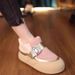 Student Plush Thick Snow Boots For Women, 2025 New Soft Soled Anti Slip Casual Shoes, Popular One Foot Cotton Shoes_vogvips.com
