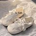 Shangdisha Summer White 25 New Super Popular Dexun Ballet Style Puff Flat Casual Shoes For Women_vogvips.com