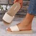 Women's Fashion Trend Anti-slip Wear Comfortable Soft Sole Lightweight Cool Mid-heel Slippers_vogvips.com