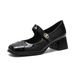 2025A Thick-soled Mary Jane Shoes, Women's Spring High Heels, Elegant And Chunky Single Shoes_vogvips.com
