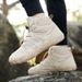 Winter Snow Boots Men Shoes Women Anti-slip Warm Soft Plush High-top Casual Shoes Flat Durable Outdoor Hiking Shoes Men_vogvips.com