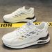 Men's Summer Breathable New Youth Sports Mesh Running Casual White Thick Bottom Dad Fashion Shoes_vogvips.com