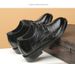 Leather Shoes Men's Formal Wear Men's Inner Height-increasing Pointed Casual Shoes_vogvips.com