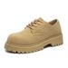 ShoeVault Derby 2025 New Spring And Autumn Low-top Martin Boots Men's Retro Work Thick-soled Height-increasing Versatile Leather_vogvips.com