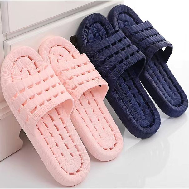 Bathroom Shower Slippers For Men Indoor Non-Slip Plastic Hotel Guesthouse For Women Summer_vogvips.com