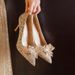 Bride Main Dress Princess Crystal Women Wedding Rhinestone High Heels Stiletto Single Shoes Brilliant_vogvips.com