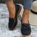 2022 Summer New European And American Style Large Size Wom's Thick-Soled Loafers Round-Toe Casual Shoes For_vogvips.com