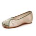 Women’s Shoes Summer New Style Old Cloth Shoes Temperament Simple Cheongsam Matching Shoes Ethnic Style Embroidered Shoes_vogvips.com