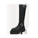 923-1 Over-the-Knee For Women 2025 Autumn Winter New Black Wide Slimming Thick Sole Heightening Long Boots_vogvips.com