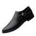 First Layer Soft Sole Soft Leather Shallow Mouth Foot Cover Men's Shoes Men's Casual Single Shoes_vogvips.com