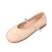 Mary Jane Single Women's Summer French Shallow Mouth Skirt Flat Bottom Soft Soled Shoes For Women 2025 New Gentle Style_vogvips.com