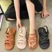Summer New Women's Flat Sandals - Fashionable, Casual, Soft Sole, Lightweight Slides For Vacation, Beach, And Seaside_vogvips.com