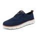 New Autumn Lightweight Lace Up Sports Casual Breathable Fly Woven Loafers Plus Size Men's Shoes_vogvips.com