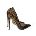 Foreign Trade Wholesale European And American Gradient Color CM Pointed Toe Stiletto Soft Leather Single Leopard Print_vogvips.com
