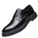 ct Suitable For All Seasons Black Men's Casual Leather Korean Trendy Summer Versatile British Style Height Increasing Business Formal Groom Wedding_vogvips.com