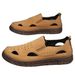 2025 Summer Sandals New Casual Fashion For Men Outdoor Beach Men's Daily Hollow Shoes_vogvips.com