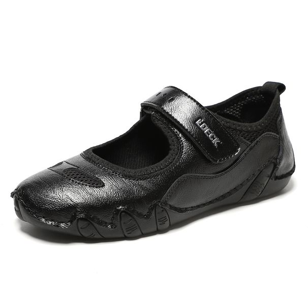Hot-Selling Plus-Size Genuine Leather Women's Shoes, Outdoor Casual Shoes, Summer Shoes, Sports Shoes, Velcro Single Sho_vogvips.com