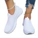 Autumn Casual Sports Breathable Large Women's Soft Soled Sneakers Lazy Shoes_vogvips.com