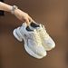 Dad Shoes Female Student Sports Running Shoes Casual Shoes Platform Height Increase_vogvips.com