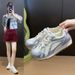 Little White Shoes Female And Female Students Leisure Sports Versatile Board Shoes Street Shooting_vogvips.com