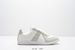 Neutral Retro Low Cut Training Shoes, Sports Shoes, Leather Suede Hybrid Upper, Lace Up Rubber Outsole, Minimalist Retro Casual Flat Shoes_vogvips.com