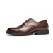 Euro Step New Fashion Brogue Business Casual Low-top Lace-up Large Size Men's Leather Shoes_vogvips.com