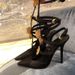 Circular Buckle Pointed Sexy High For Women, 2025 Summer New Silk Sandals, Slim Heels_vogvips.com