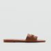 Women's Flat Casual Sandals Summer Slippers Metal Horsebit Buckle One Strap Beach Shoes New Style 2025_vogvips.com