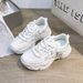 Ins Korean Version Dad Women's Spring And Autumn New Item Internet Famous Versatile Breathable Mesh Thick Sole_vogvips.com