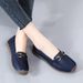 Casual Women's Flat Shoes Soft Sole Soft Surface Comfortable Wear-resistant Beans Shoes_vogvips.com