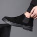 European Warm Series Autumn Winter Black Korean Style Martin Men's Fleece-Lined Youth High-Top Shoes Short Casual British Boots_vogvips.com
