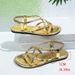 Cross-border Women's Flat | 2026 Summer New Solid Color Woven Thong Sandals Women For Outdoor Wear Wholesale_vogvips.com