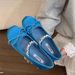 Petite Height Increasing Chunky Heel Mary Jane Spring Summer New Women's Fashion Rhinestone Chain Satin Ballet Shoes_vogvips.com