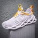 Cross-border Plus-size Men's Light Luxury Trendy Lightweight Breathable Fly-knit Running Shoes, New Mesh Casual Sports_vogvips.com