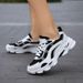 Spring And Autumn Dad For Women, Korean Style Running Color-Block Lightweight Breathable Soft Student Sports Shoes,_vogvips.com