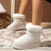 Hot Free Delivery Designer Woman Mid Length Cotton Warm Boots Anti Slip Thick Sole Slimming And Fashionable_vogvips.com