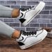 Women's All-match Thick Light Breathable Sports Shoes 2024 New Student Soft Sole Casual White Shoes, Trendy_vogvips.com