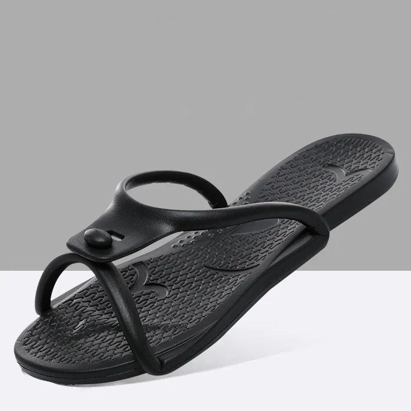 Folding Slippers Trip Travel Portable Slides Women Men Light Home Hotel Salon Homestay Guest Use Sandals Bathing Beach_vogvips.com