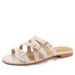 Fashionable Casual Flat Round-toe Slip-on Women, Suitable For Summer Outdoor Travel Seaside, Simple And Versatile_vogvips.com